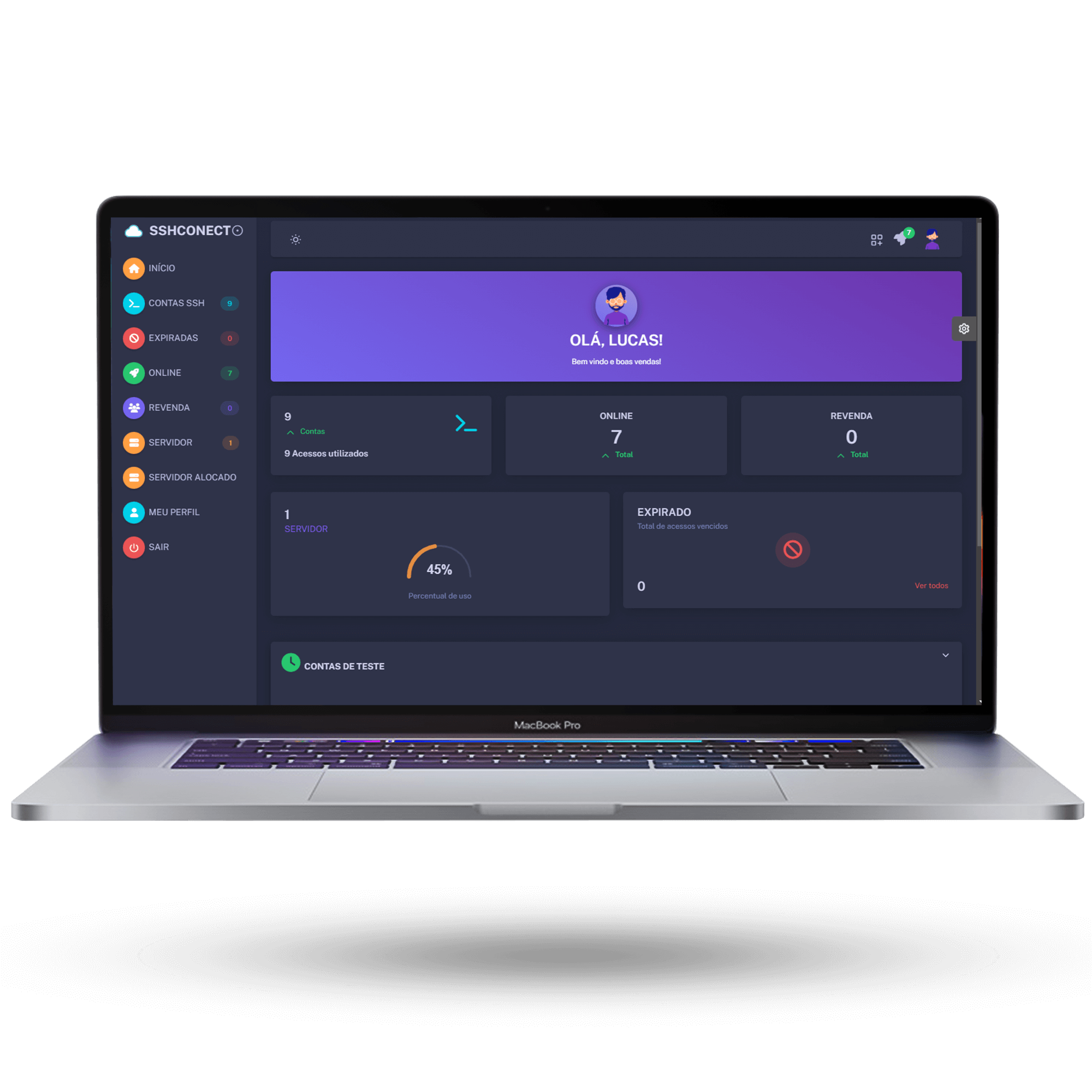 Painel de revenda internet vpn Ilimitada 